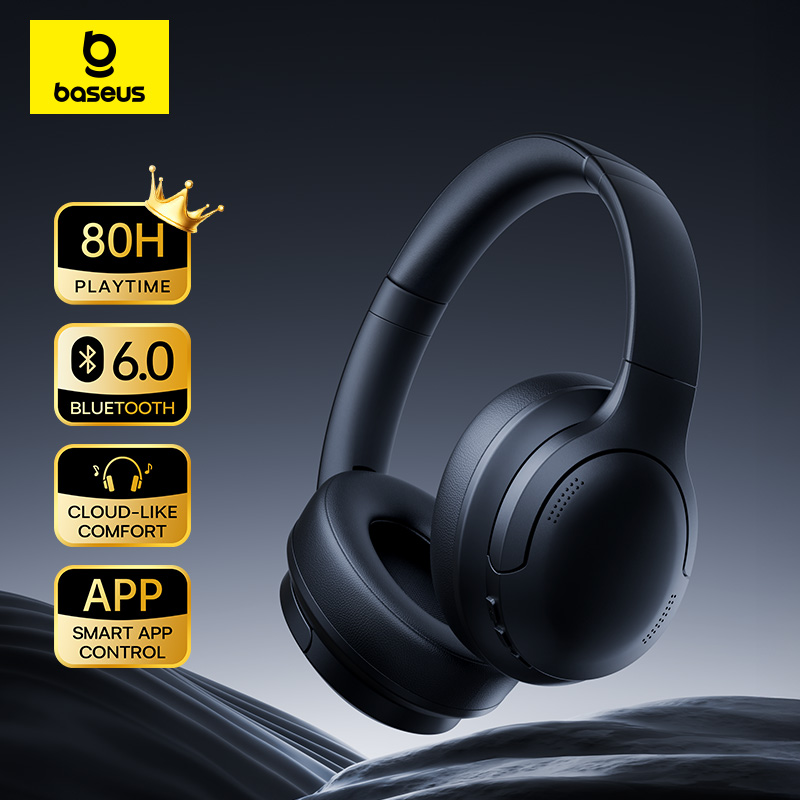 Anc Wireless Over Ear Headphones - Baseus BH1 Lite ENC Wireless Headphones