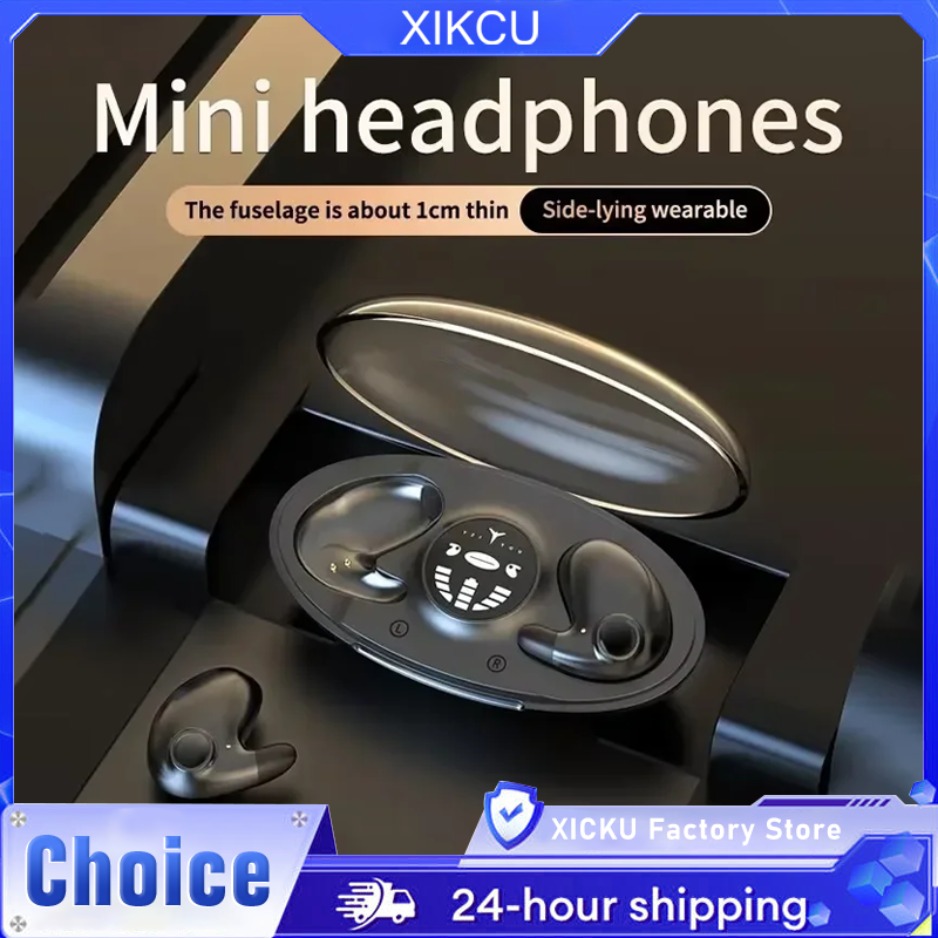 Sleep Mask Headphones Bluetooth - XIKCU MD538 Invisible Sleep Wireless Earphone