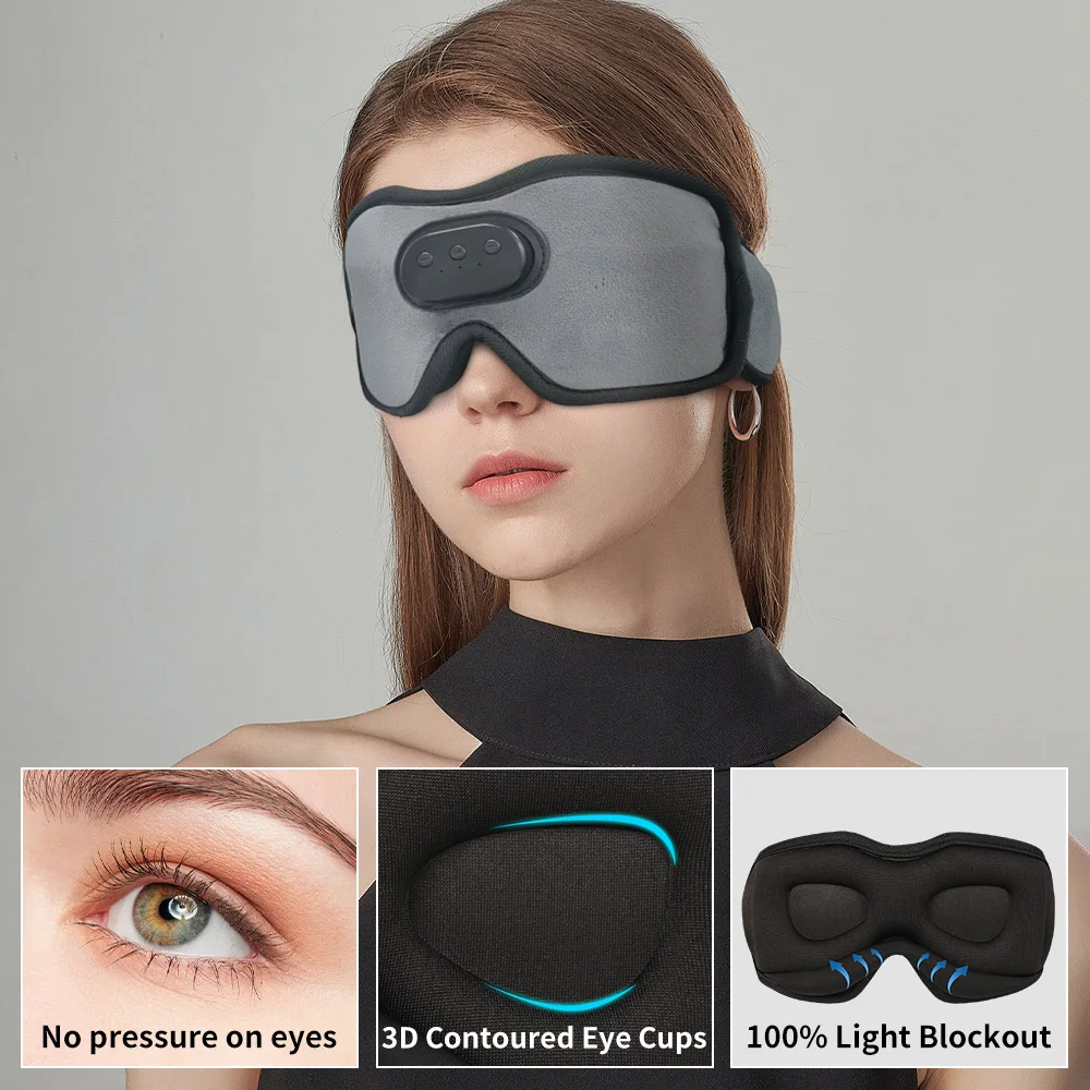Sleep Mask Headphones Bluetooth - Premium Bluetooth Sleep Eye Mask Headphone