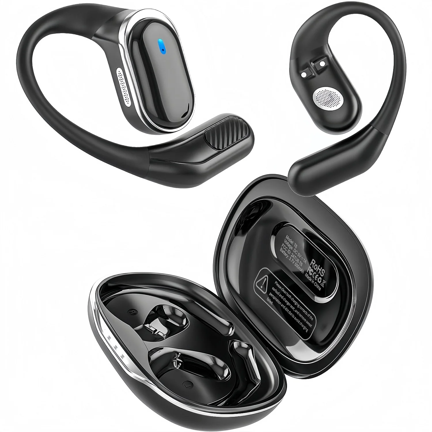 Type C Wired Earphones With Mic - Bluetooth Earphones Wireless Headphones with Mic