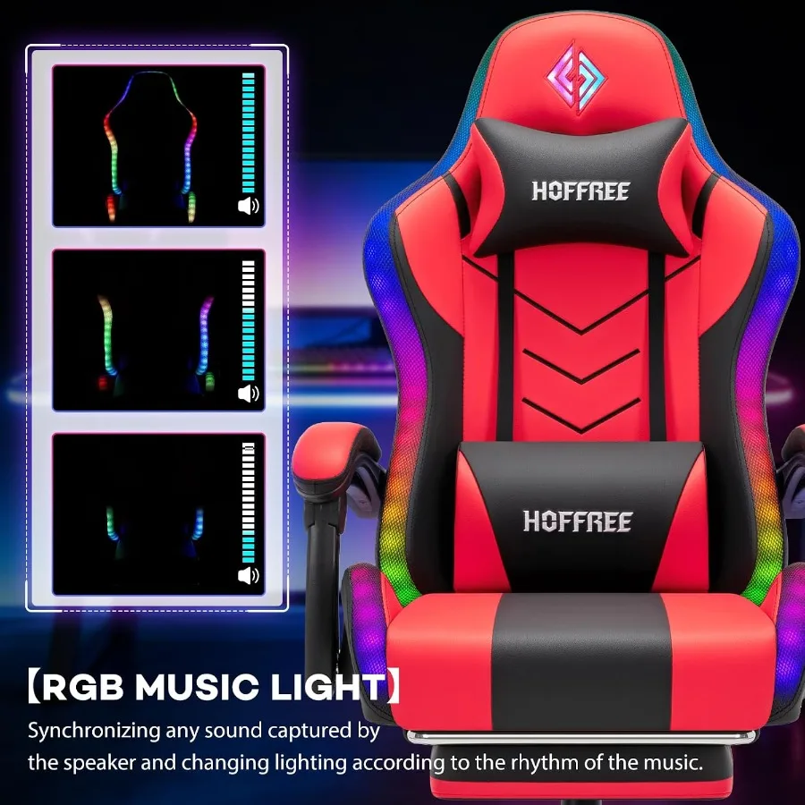 RGB Gaming Chair with Speakers - Speakers recension och pris