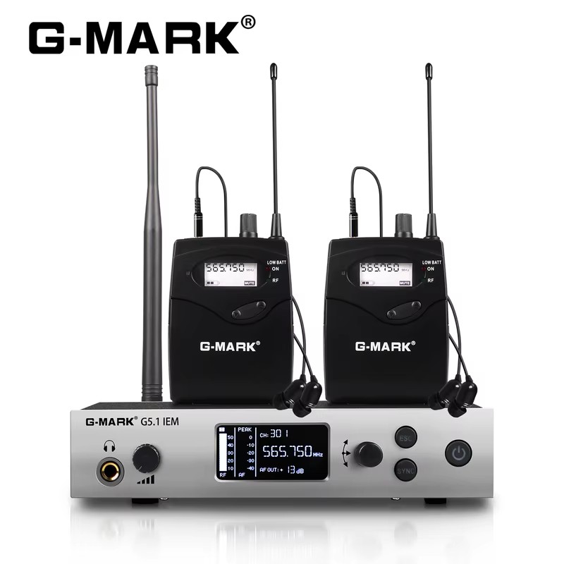 G-MARK G5.1IEM UHF Wireless In - In Ear Monitors For Singers recension och pris