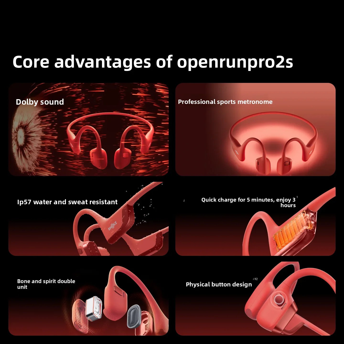 New Shokz OpenRun Pro 2S S822  - Bone Conduction Running Headphones recension och pris