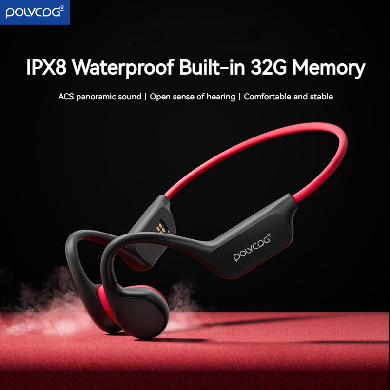 POLVCDG Bone Conduction Headse - Bone Conduction Running Headphones recension och pris