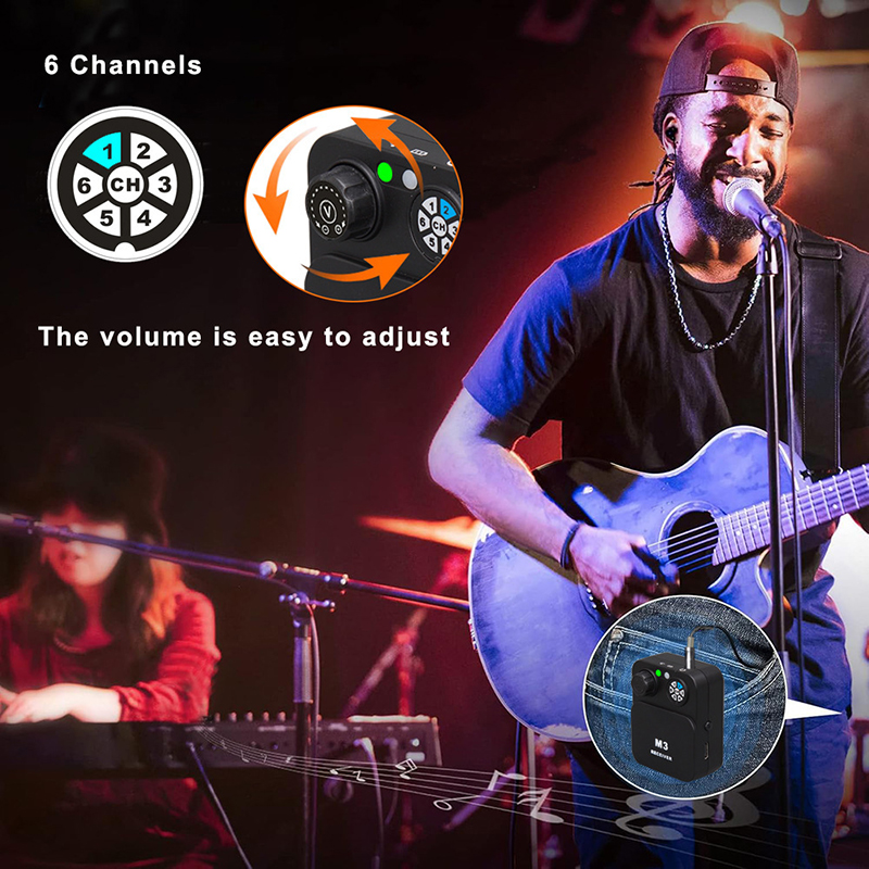 In-Ear Wireless Monitoring Ear - In Ear Monitors For Singers recension och pris