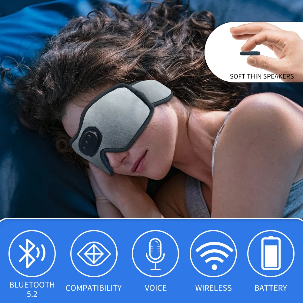Premium Bluetooth Sleep Eye Ma - Sleep Mask Headphones Bluetooth recension och pris