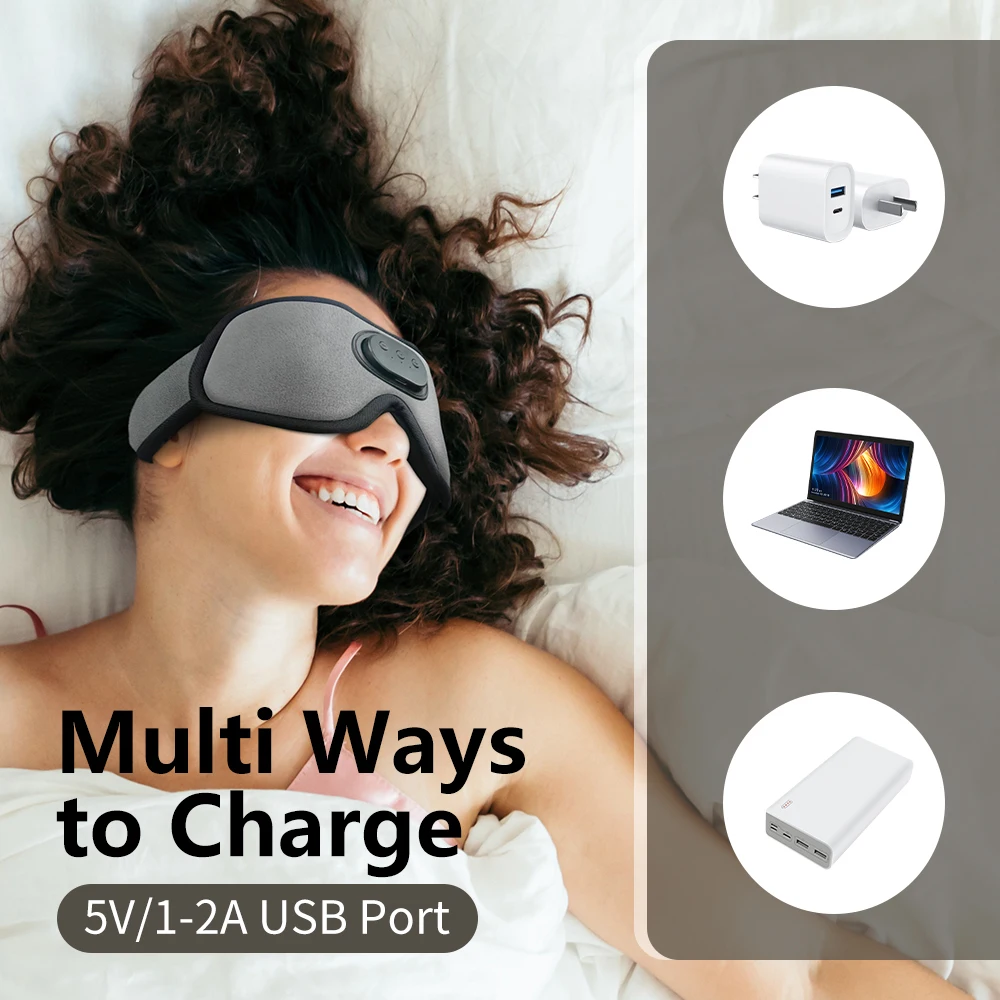 Premium Bluetooth Sleep Eye Ma - Sleep Mask Headphones Bluetooth recension och pris