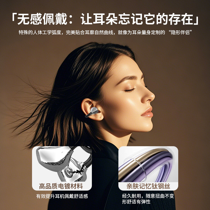 Bluetooth Headphones Ear Clips - Bone Conduction Running Headphones recension och pris