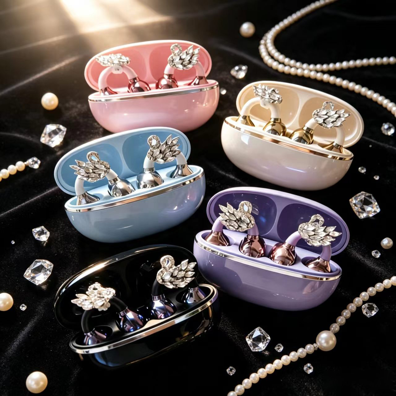 Fashion Swan Clip On Bluetooth - Sleep Mask Headphones Bluetooth recension och pris
