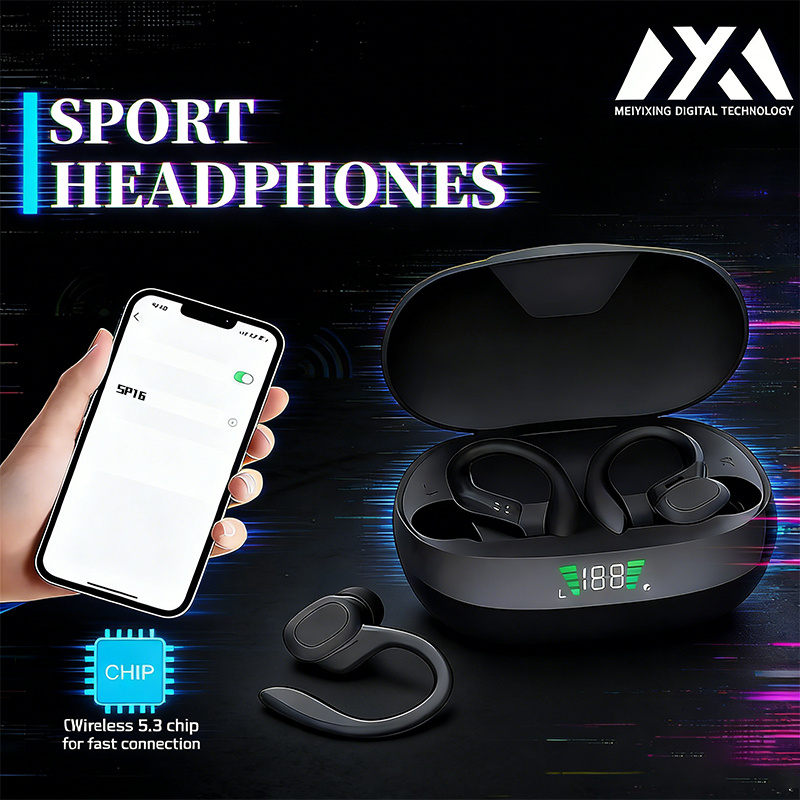 SP16-Earhook Bluetooth Headpho - Anc Wireless Over Ear Headphones recension och pris